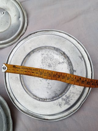 Coperchi alluminio con manico bachelite