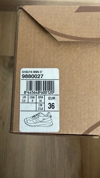 Zapatillas Munich grises y naranjas Talla 36