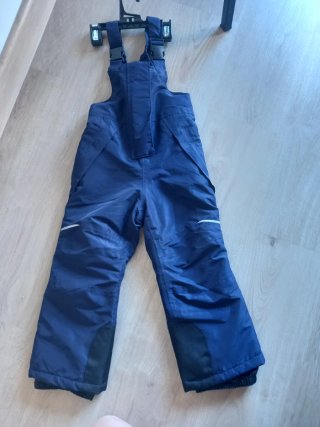 Traje de esquí infantil azul talla 2-4