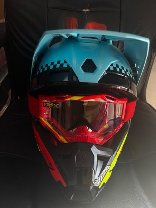 Casco Alpinestars Motocross SM5 + gafas