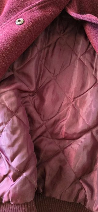 Chaqueta Bomber Pull&Bear Roja y Blanca