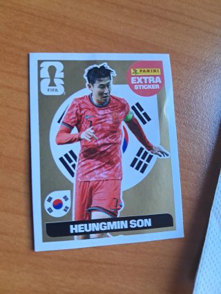Cromo Panini Mundial Extra Sticker Son
