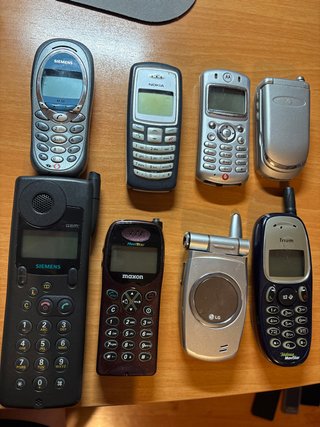 Lote 6 Móviles Antiguos: Nokia, LG, Siemens, Maxon