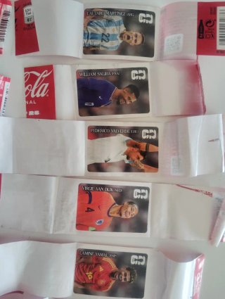12 Cromos Coca Cola  Panini Colección Completa