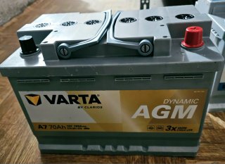Batería VARTA AGM 70Ah 12V 760A