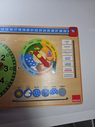 Juguete Educativo Goula Calendario Infantil