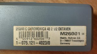 Armónica Hohner Chromonica 260 C