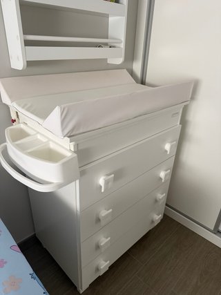 Cambiador bañera bebé