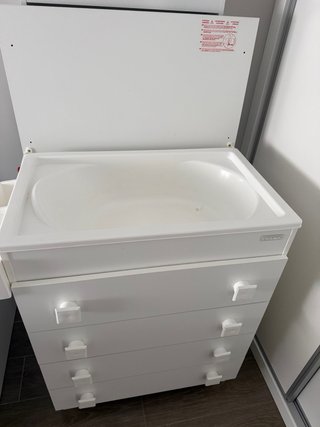 Cambiador bañera bebé
