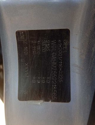 Llanta opel 445589 7 j x 17 h2 et35 zafira b cosmo