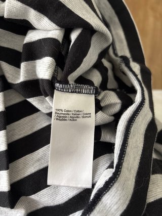 Polo Lacoste Rayas Gris y Negro Talla 5