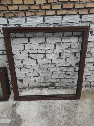 3 Ventanas aluminio color sapeli.2 cristal climali