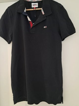 Polo Tommy Hilfiger Negro Talla M