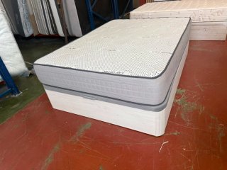 Cama canapé madera 135x190 Blanco Ártico