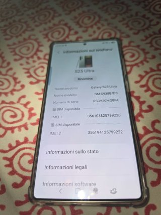 Samsung Galaxy S25 Ultra 1TB Nero