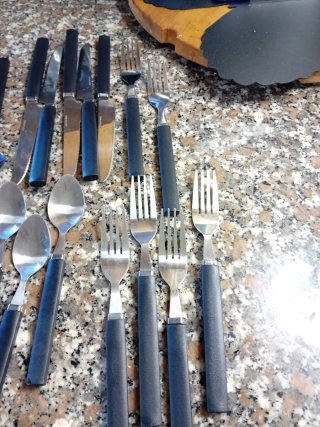 Set 23 posate acciaio inox