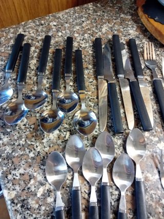 Set 23 posate acciaio inox