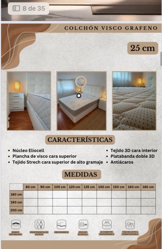Colchónes Visco - Carbono MODELO PREMIUM 28cm
