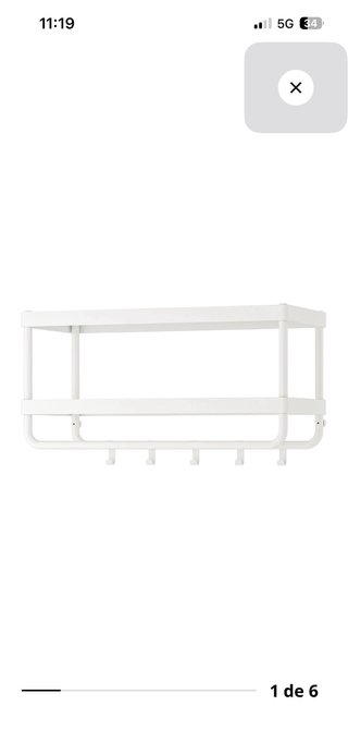 Perchero Metálico Blanco Ikea