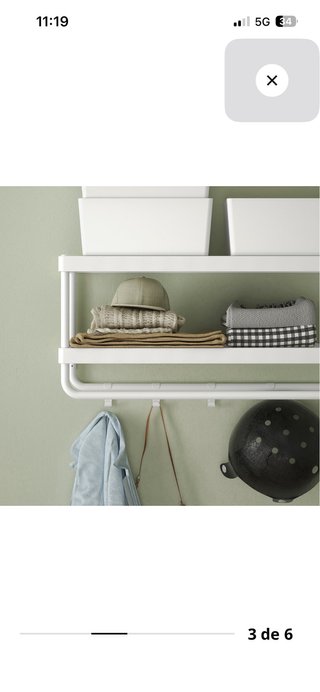 Perchero Metálico Blanco Ikea