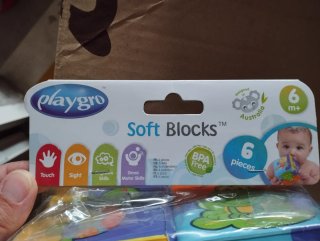 Bloques blandos Playgro para baño