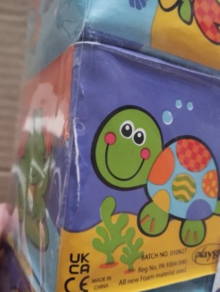 Bloques blandos Playgro para baño