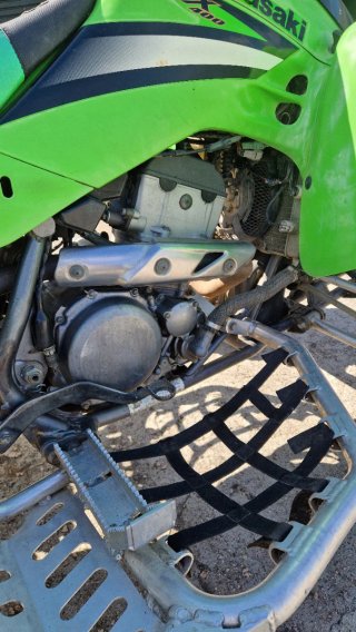 Quad Kawasaki KFX 400 Verde/Plata