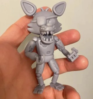 Figuras Fnaf Chibi Resina Pintado a Mano
