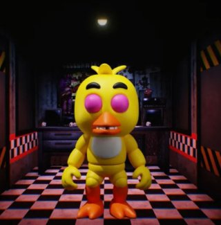 Figuras Fnaf Chibi Resina Pintado a Mano