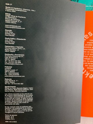 Revistas de Arquitectura y Diseño Oeste y UHF