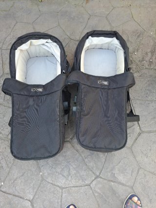 Carrito Gemelar Mountain Buggy con Capazos