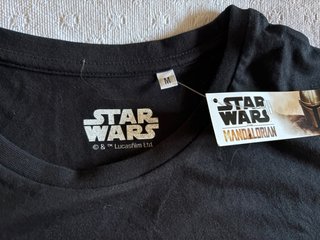 Camiseta Star Wars Negra Talla M