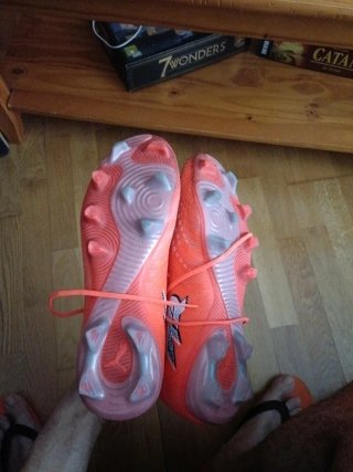 Botas de fútbol Puma Naranja
