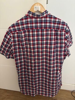 Camisa Lacoste Manga Corta Cuadros