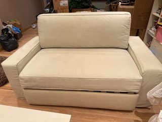 Sofá Cama Ikea Beige Tela