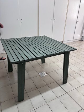 Mesa y 4 Sillas Exterior Madera