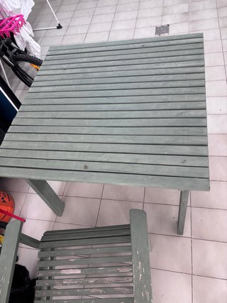 Mesa y 4 Sillas Exterior Madera