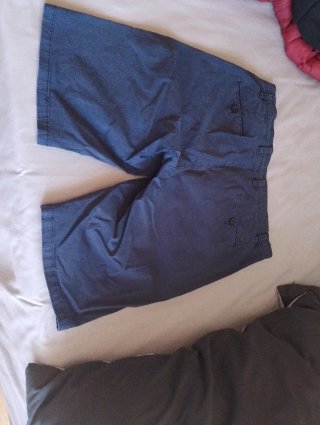 Bermudas chico azul