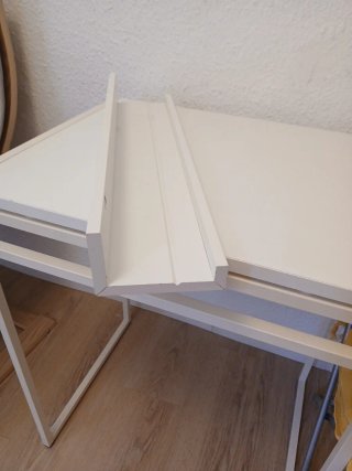 2 Baldas Ikea Mosslanda 55 cm Blanca