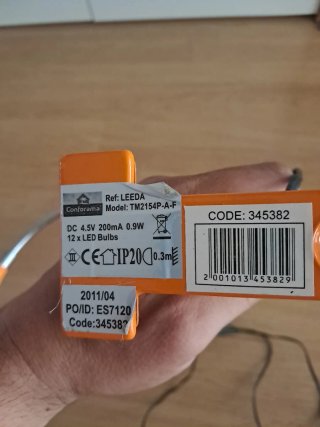 Lámpara de estudio flexible naranja