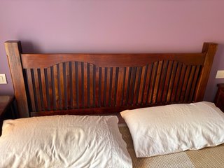 Cabecero de cama de madera