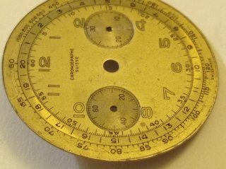 Quadrante Orologio Vintage Chronographe Suisse