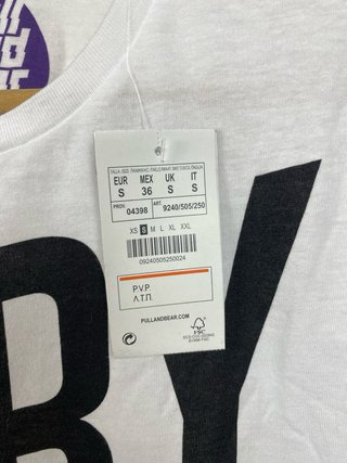 Pack 2 Camisetas Pull&Bear Talla S