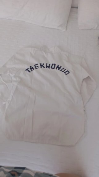 Dovox Traje de Taekwondo Blanco para niña