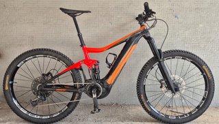 Bicicleta Eléctrica Giant Trance E+ Negra/Naranja