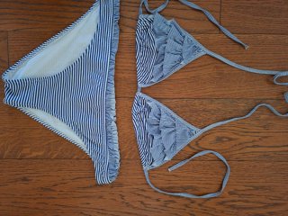 Bikini Calzedonia Rayas Azul Blanco