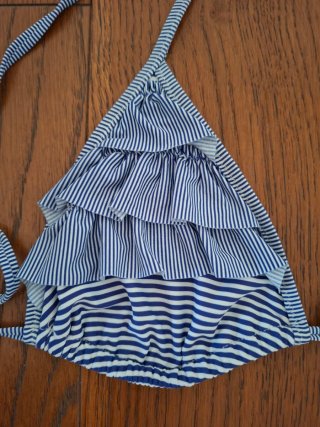 Bikini Calzedonia Rayas Azul Blanco