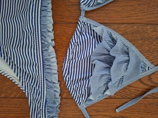 Bikini Calzedonia Rayas Azul Blanco