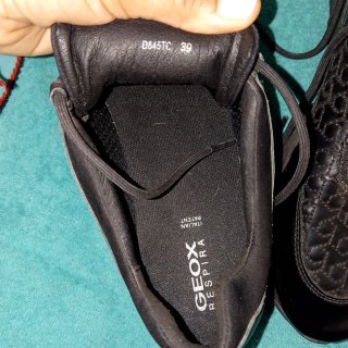 Zapatillas Geox Negras Acolchadas