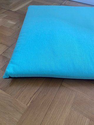 Cama para perro mediano. Verde turquesa. NUEVA